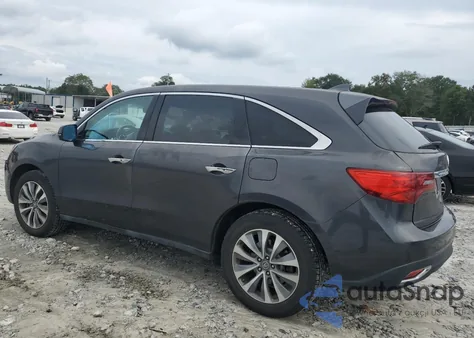 2016 Acura Mdx Technology из США, поврежденный, VIN 5FRYD3H44GB004515